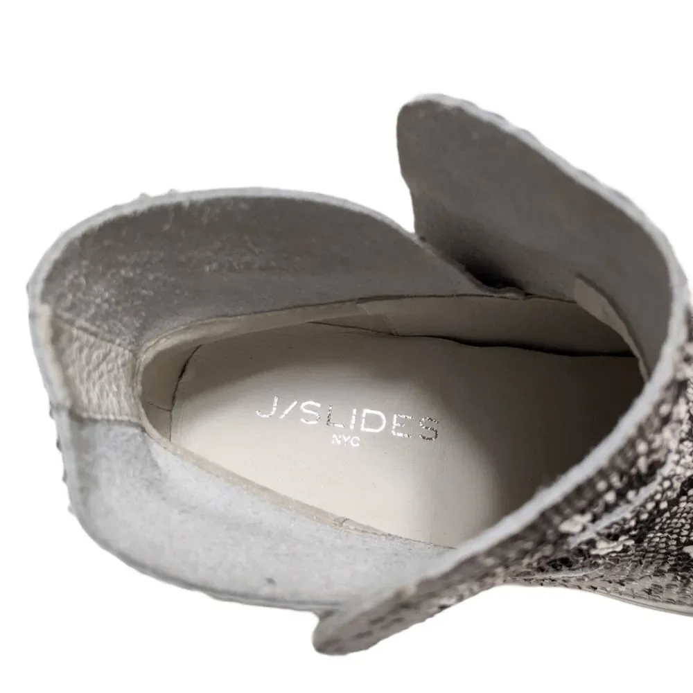 NWOB J/SLIDES Posh Snake Hidden Wedge Sneakers 7.5